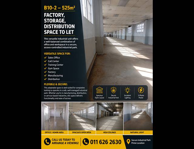 Warehouse property to rent in HERIOTDALE
